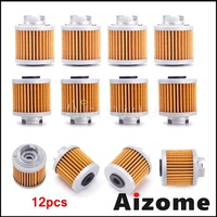 12pcs Motorcycle Oil Filter Oil Cleaner Engines Parts For HONDA CB50R CB 50R CB-50R DREAM 50R 50 R 50-R SSR 150/160 TX TR 150TX
