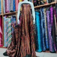 BAHAN/KAIN SEQUIN MOTIF SALUR/SEQUIN SERIBU PAYET