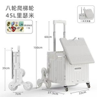 便攜摺疊購物車買餸車小拉車萬向輪塑膠拉桿車小推車