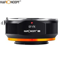 K&amp;F CONCEPT For EF-FX Camera EOS EF Lens to FX fuji X Mount Adapter Ring for Canon to Fujifilm X FX Mount Fuji X-Pro1 XPro1 X