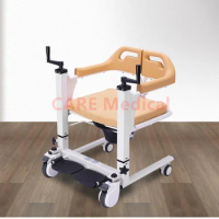 New Product Hot Hospital Elderly Home Multi-Function Patient Transfer Lift Toilet Commode Shower Chair Disabled
