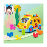 【HUILE 匯樂】匯樂 988 趣味巴士 兒童玩具 交通造型玩具 益智玩具(988)
