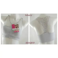 FELANCY Bra Wanita Tanpa Kawat Wireless Full Cup Elastis Busa Tipis Beha Bralette Pakaian Dalam Unde