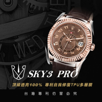 【RX-8保護膜】勞力士ROLEX PRO 天行者系列錶膜(天行者 玫瑰金)