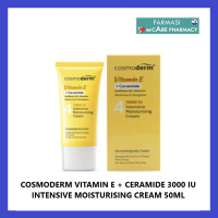 Cosmoderm Vitamin E + Ceramide 3000 IU Intensive Moisturising Cream 50ml