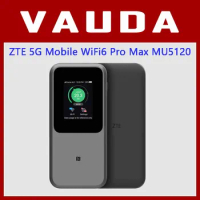 Unlocked Original ZTE Portable WiFi 5G Router MU5120 WIFI 6 10000mAh 3600Mbps NSA+SA Mobile Hotspot 5G Router With Sim Card Slot