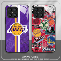For Honor X8 4G Los Angeles Lakers LeBron James Stephen Curry Tempered glass phone case Golden State