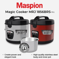 Maspion Magic Cooker MRJ-1856BRS Rice Cooker 1.8L Stainless Steel 3in1 Magic Com Penanak Nasi Pengha