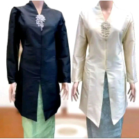 Atasan kebaya tunik encim tafeta kebaya tunik busui kebaya modern elegan ld 120