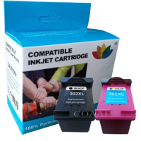 2pk Printer Cartridges ProSeries for Compatible HP 302 XL Deskjet 1110 2130 3630 3631 3632 3633 3634 3636 3637