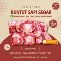 Buntut Sapi Lokal Segar 1000 Gram