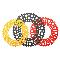 Hollowed Folding Bicycle Chainwheels Chainring 52/56/58T Aluminium Alloy 130mm BCD Bike Cranksets Plate Accessories