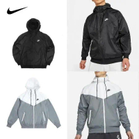 Nike Sportswear Windrunner 防風連帽外套 黑DA0002-010/灰白084