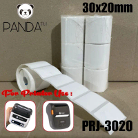 Label Thermal Sticker 30x20 barcode 1 line isi 300pcs ( 1 pack isi 6 roll ) untuk Printer PANDA PRJ-