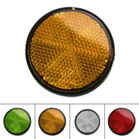 Bicycle Bike Round Reflector Night Cycling Safety Reflective Bike Accessory Tool For Motorcycles Bicycles Reflective Tackle