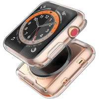 TPU case for apple watch series 9 8 7 6 5 4 3 SE 41mm 45mm 44mm 42mm 40mm cover bumper screen protector iwatch band Accessories