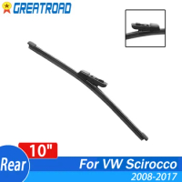 Wiper 10" Rear Wiper Blade For VW Scirocco 2008 2009 2010 2011 2012 2013 2014 2015 2016 2017 Windshield Windscreen Rear Window