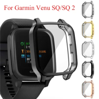 Protection Case For Garmin Venu SQ TPU Full Screen Protective Cover For Garmin Venu SQ 2 Protective Case Shell Watch Accessories