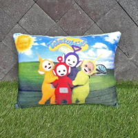 Bantal Kotak Motif Kartun Teletubbies