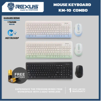 REXUS KM-10 Keyboard Mouse Wireless Combo Bundle