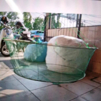 Bubu Anco Bulat Perangkap Ikan Dan Udang Siap Pakai Diameter 2 Meter Umpan Pasti Ori
