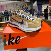 正品 Sacai x Nike Vaporwaffle "Sesame" DD1875-200奶茶 芝麻 卡其色