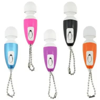 Cute Portable Keychain Super Discreet Fairy Wand Toys Stimulator Bullet Vibe Strong Chopper Alat Pij