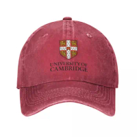 Vintage Cambridge-University Baseball Cap Unisex Distressed Cotton Snapback Cap Outdoor Running Golf Hats Cap