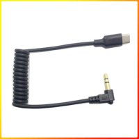 3.5mm Female Male TRRS Input to Typc USB C Boya Rode Microphone Jack Cable Aux Cable Audio Headphone Adapter