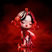 Valentine's Day Limited Elevator Figure Skullpanda Doll Valentine's Day Original Figure Cute Doll Kawaii Model Gift