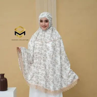 Bergo Instan Kerudung Jumbo Katun Motif Premium Mix Renda Mewah XL