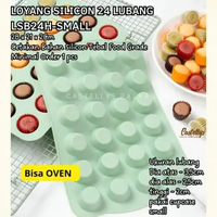 Cetakan Loyang Silikon 24 Hole LSB24H Ukuran Small Tahan Panas Bisa masuk Oven Cocok untuk Mini Bolu