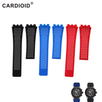 Classic 22mm Silicone Rubber Watchband For TAG HEUER Series Unisex Breathable Band Soft Watch Strap For CARRERA Wrist Bracelet