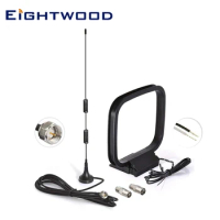 Eightwood HD Radio FM Aerial AM Loop Antenna for Denon Pioneer Onkyo Yamaha Marantz Indoor Digital Bluetooth Stereo Receiver