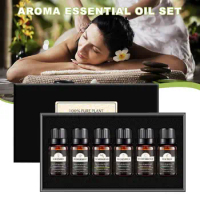 Essential Oil Set Massage Rosemary Orange Essential Oil 10ml Diffuser Aroma Oil Sandalwood Vanilla Peppermint Lavender Rose