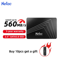 Netac SATA SSD 128gb 1tb 2tb 2.5'' HDD HD SSD SATA3.0 512gb 256gb SSD Disk Hard Drive Disk for Laptop Desktop Computer