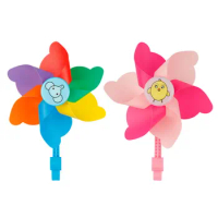 Children Tricycle Bicycle Pinwheel Decorative Scooters Long/Short Pole Scooter Small Windmills Decorative Handle Accessories