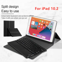 Keyboard Case For iPad 10.2 2020 8th generation iPad 8 A2270 A2428 A2429 Tablet Case Wireless Charge Bluetooth keyboard Cover