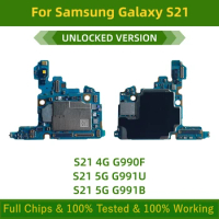 100% Unlocked For Samsung Galaxy S21 4G G990F Logic Board Fully Tested, 100% Working S21 5G G991U G991B Motherboard