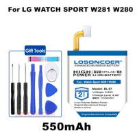 LOSONCOER 550mAh BL-S7 Batteries for LG Watch Sport W281 W280 W280A (AT&amp;T) Smartwatch Latest Production Battery +Free tools