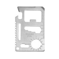 【MASTER】多功能工具卡 軍刀卡 野外求生刀卡 露營登山 刀片卡 救生卡 5-TC745(瑞士刀 開瓶器 卡片刀)