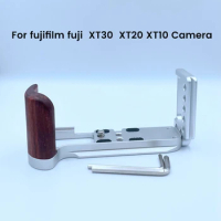 L Plate For Fujifilm Fuji XT30 XT20 XT10 Camera L Type Wood Bracket Tripod Quick Release Plate Base Grip Handle