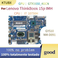 nm-d091 motherboard for Lenovo thinkbook 15p IMH Laptop Motherboard. with processor i7-10750h gtx1650 100% test OK