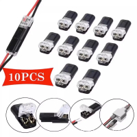 LED Wireless Terminal Board, with Lock, 2P D2 Mutual Type, Detachable Connector, Power Wire to Wire,