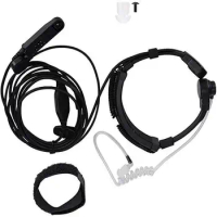 Radio Baofeng UV-9R Plus BF-9700 BF-A58 Telescopic Throat Vibration Mic Earpiece Headset for UV-XR UV9R GT-3WP Walkie Talkie