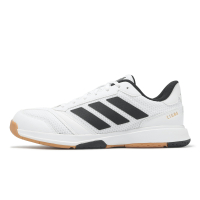 adidas 羽球鞋 Ligra 8 M 男鞋 白 黑 室內運動 基本款 緩衝 愛迪達 JI1505