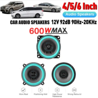 4/5/6 Inch Car Speakers 100/160W HiFi Coaxial Subwoofer Universal Automotive Audio Music Full Range Frequency Car Stereo Speaker
