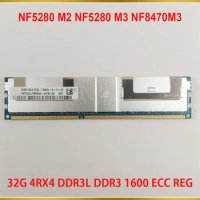 1 Pcs For Inspur Server Memory 32GB 32G 4RX4 DDR3L DDR3 1600 ECC REG RAM NF5280 M2 NF5280 M3 NF8470M3