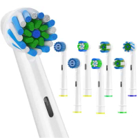 Toothbrush Head Compatible with Braun Oral b Electric Toothbrush, 16 Pack Replacement Toothbrush Heads Fit for Oral b Vitality