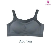 Chelyne BH Seamless Lycra Premium V1358 Full Cup Sport Bra Polos - Comfortable Daily Bra. Size 38/85